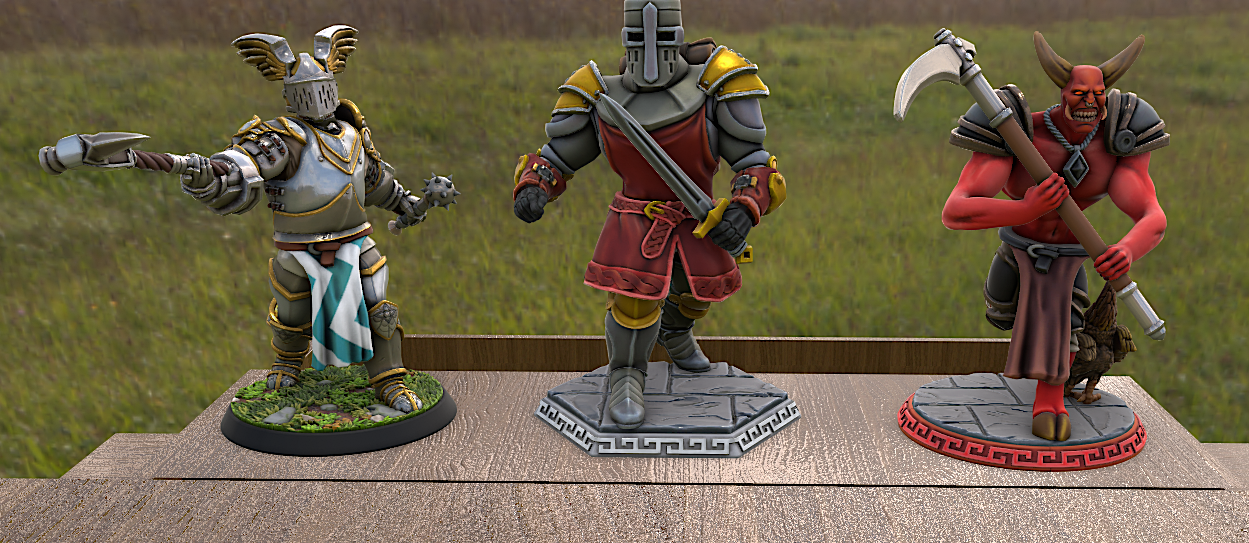 Roses' Heroforge collection (In Progress)