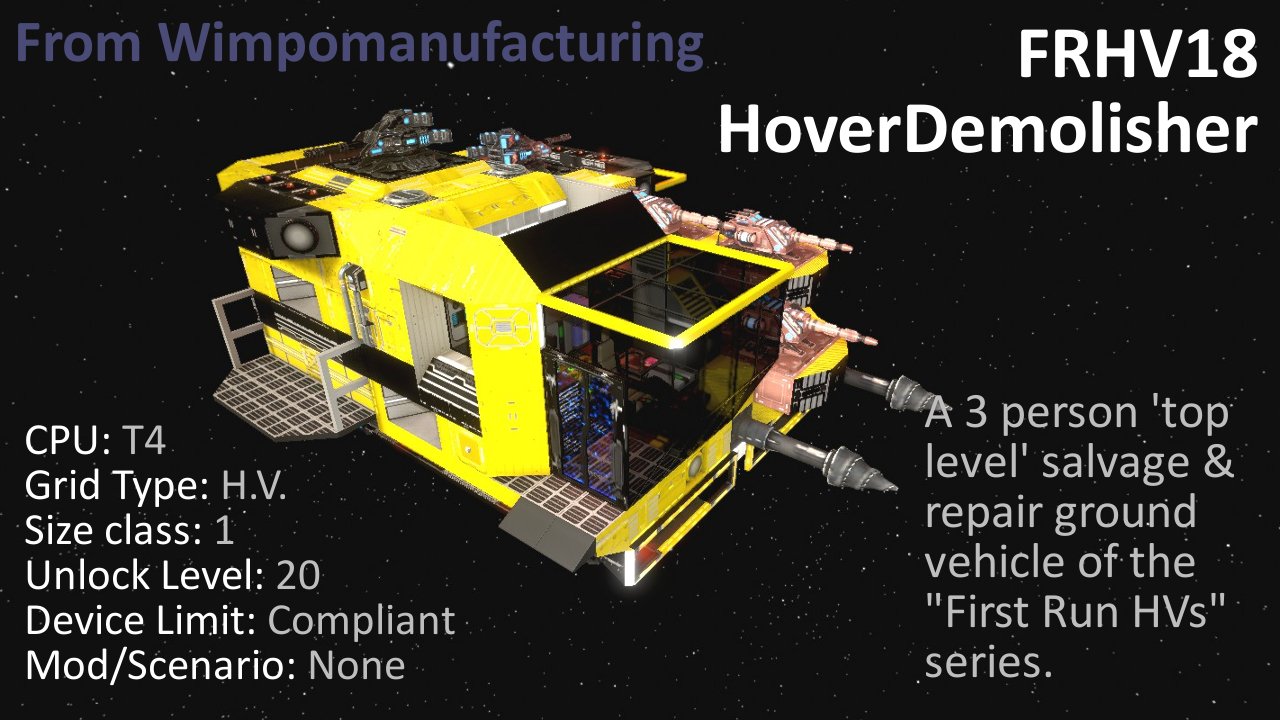 FRHV18 HoverDemolisher preview