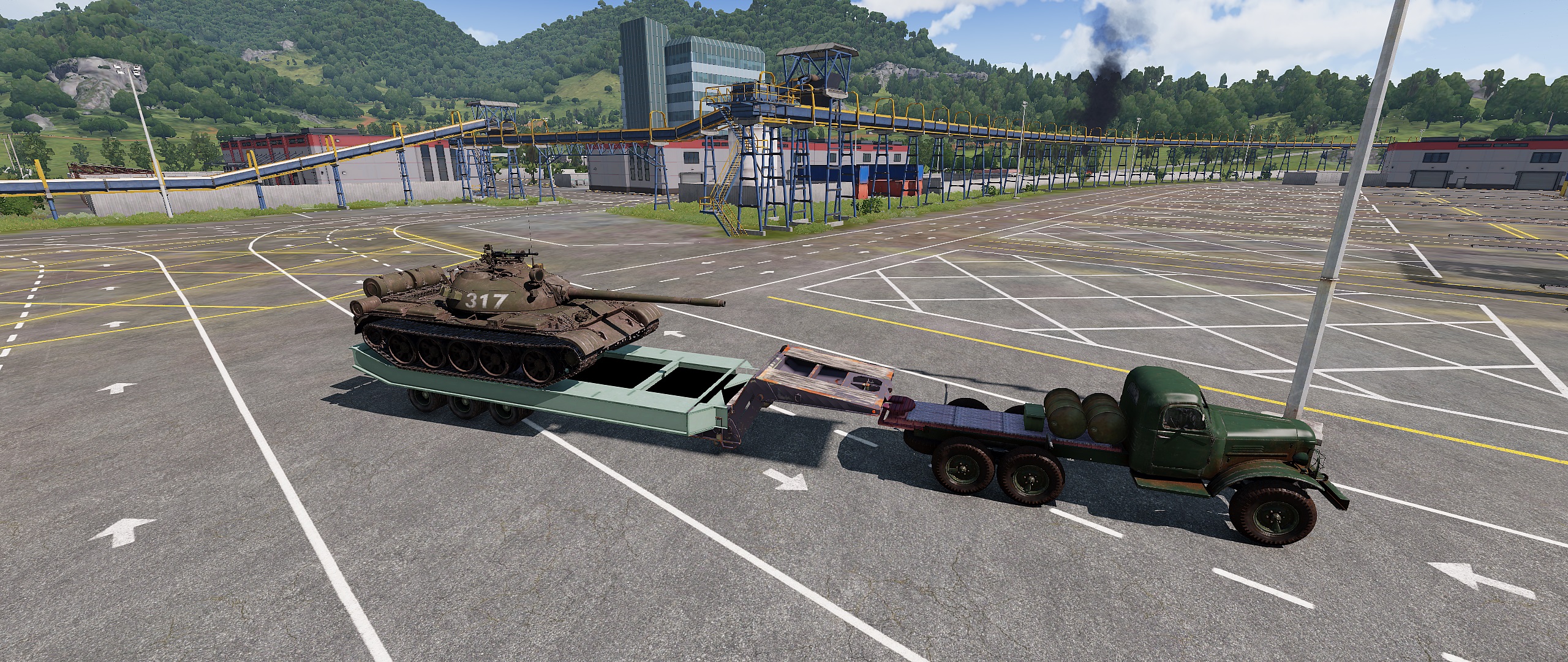 Improved AI Drivable Tank Transporter