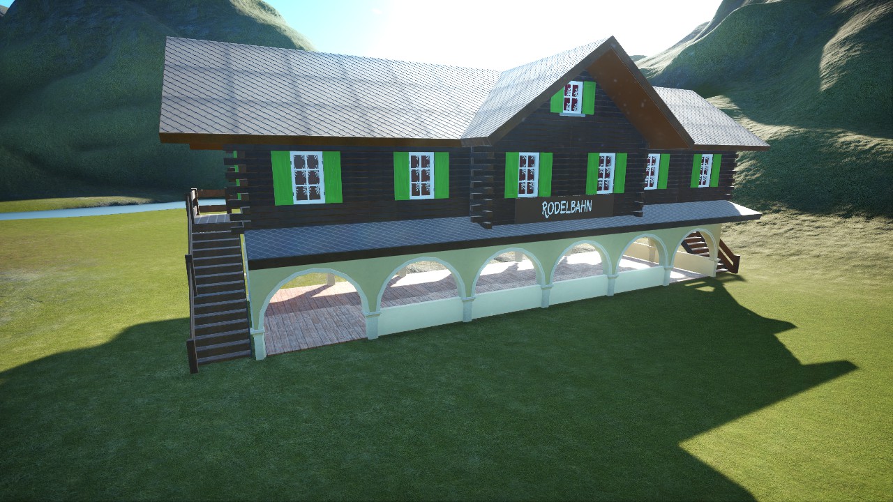 Rodelbahn Station.