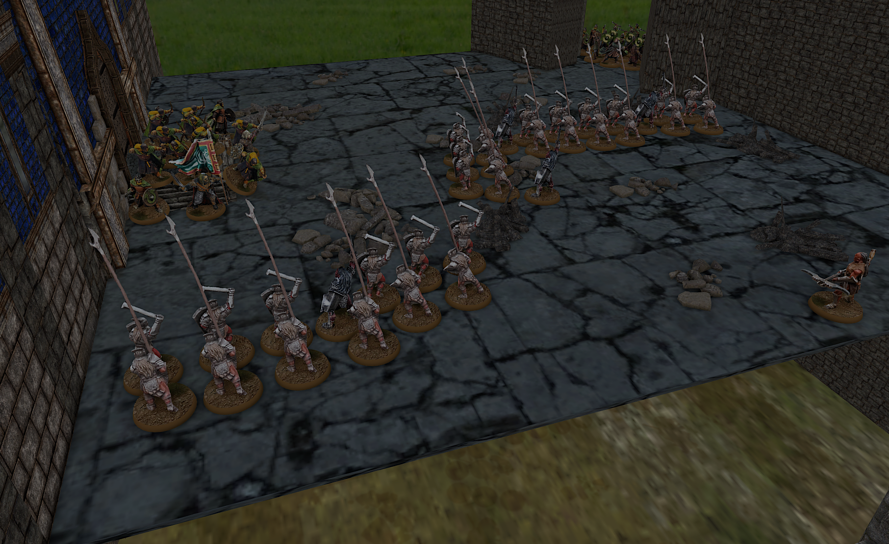 MESBG: Helms Deep, Retreat to the keep!