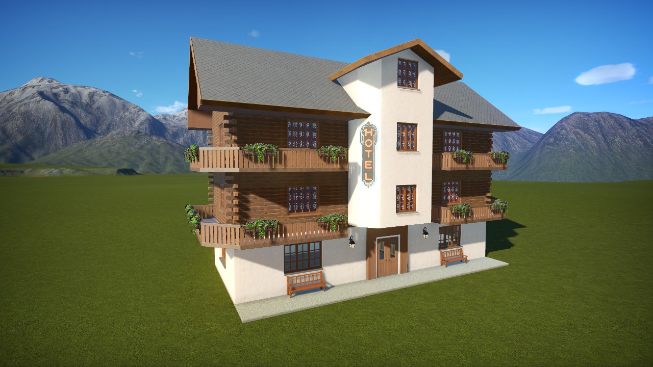 Swiss Style Hotel.