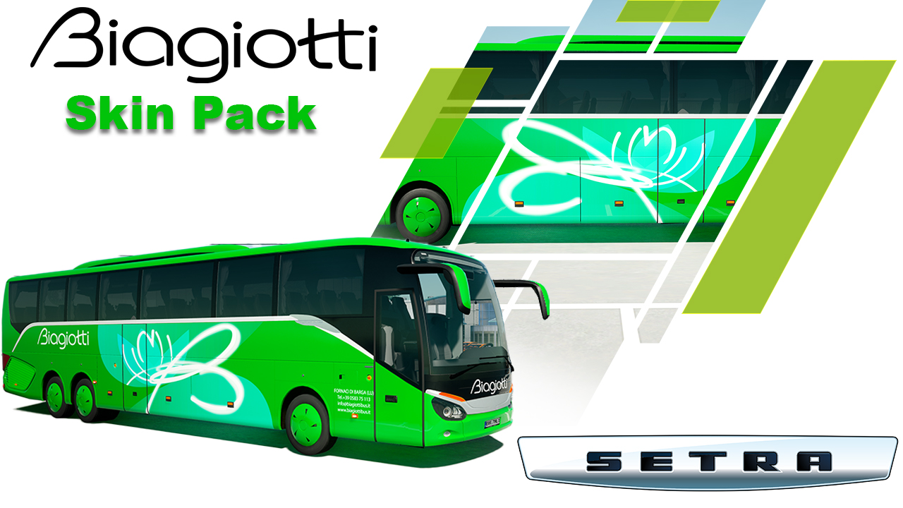 Biagiotti Bus Green S 517 Skin Pack