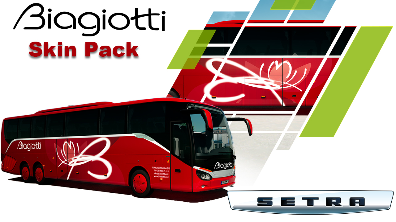Biagiotti Bus Red S 517 Skin Pack