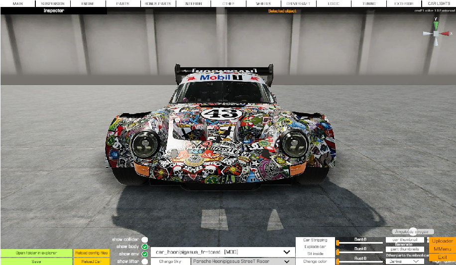 Config Hoonipigasus