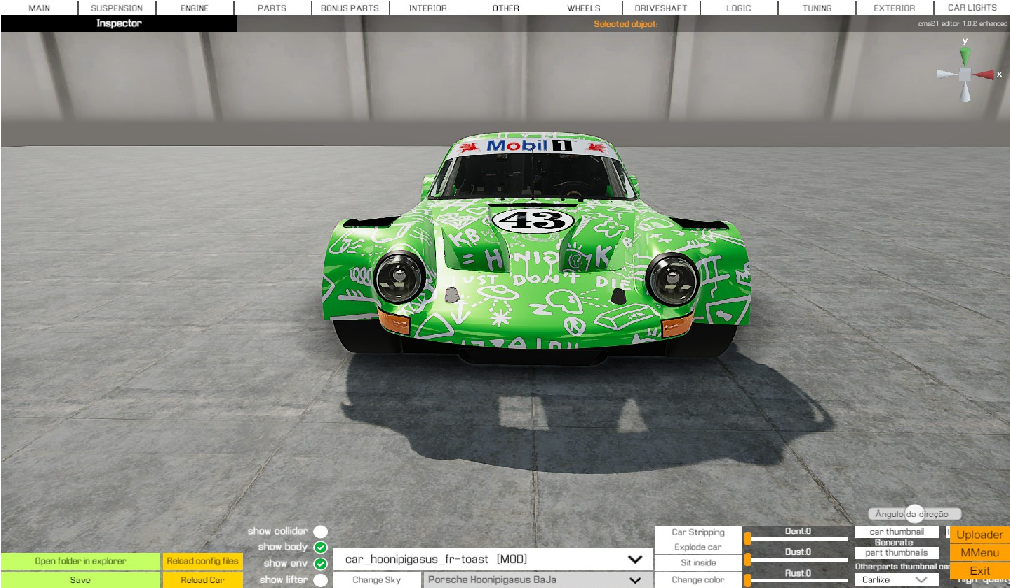 Config Hoonipigasus