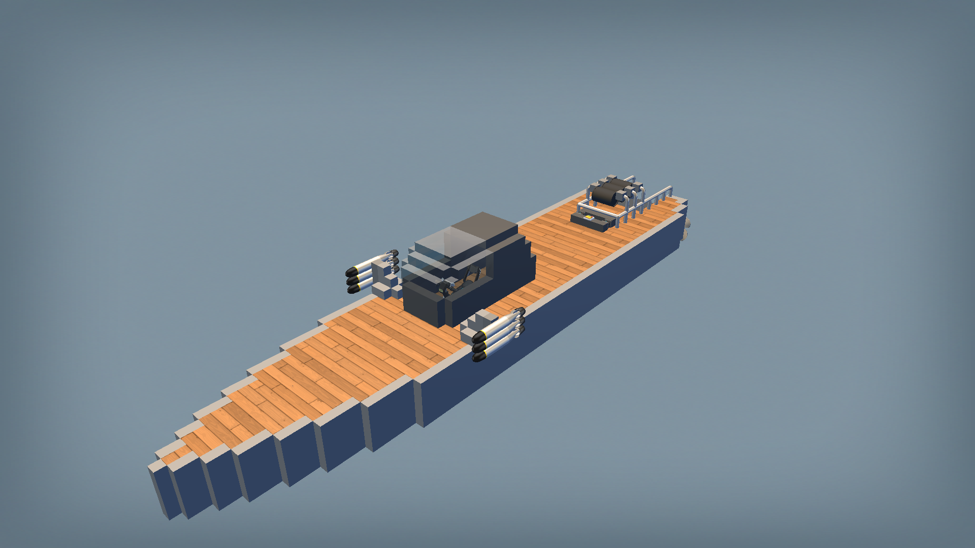 My smol bigger Torpedo Boat with exchangeable torpedos