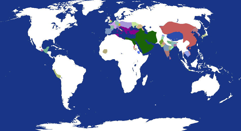 The Largest Possible World Map With Realistic Biomes 661 AD