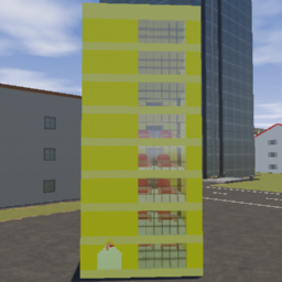 Mini Yellow Building