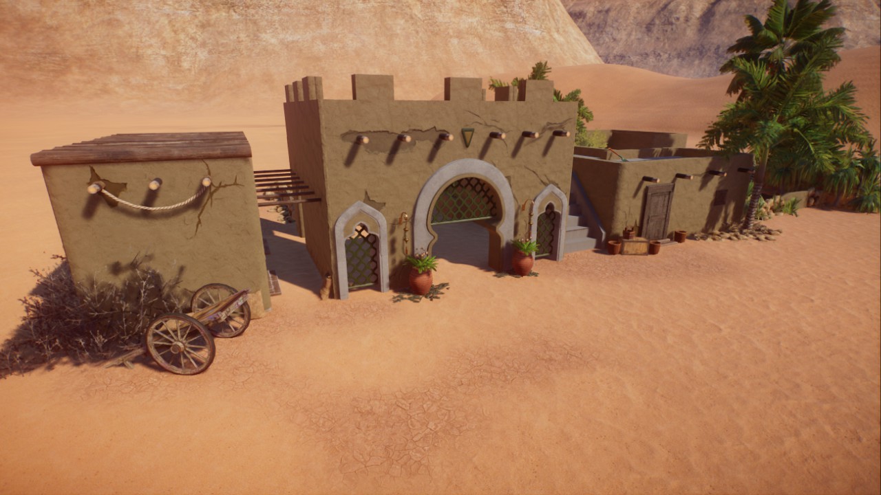 North African Themed Desert Habitat.