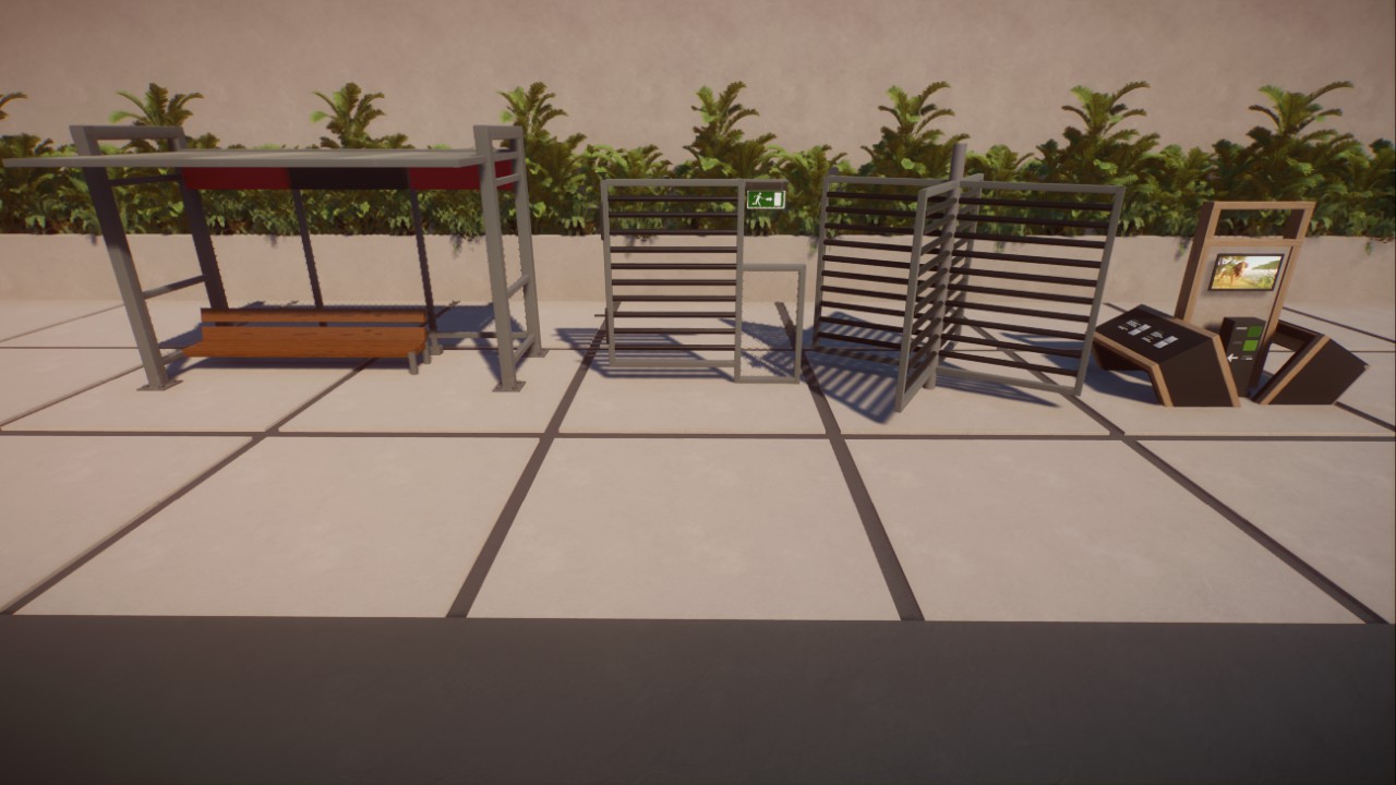 Zoo Entrance Props by Adamup