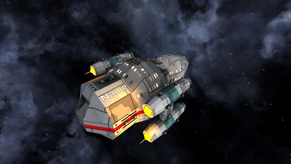 mark 2 dockable bison freighter (star drive section)