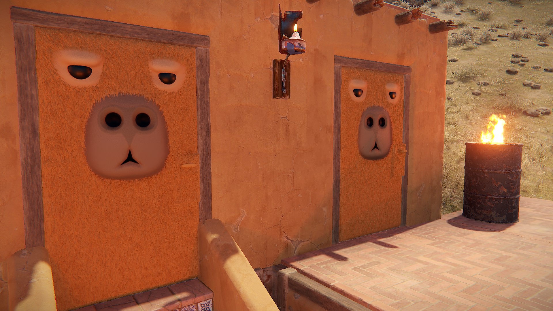 Capybara Door