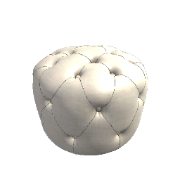 Hampton Small Round Pouffe