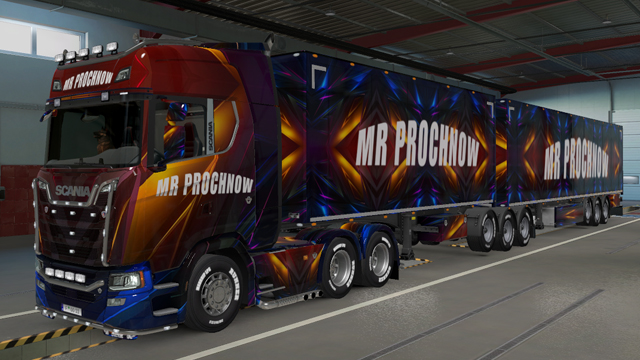 SKIN TRUCK SCANIA S , REBOQUE (MR. PROCHNOW) - CANAL AGM TRUCKER