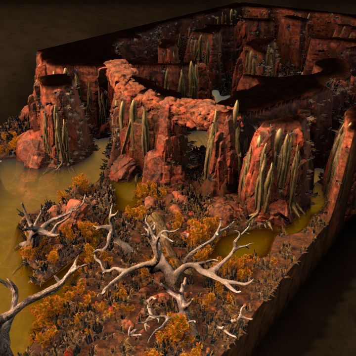 badlands - blank cave template