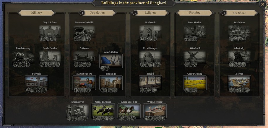 Sea District Changes
