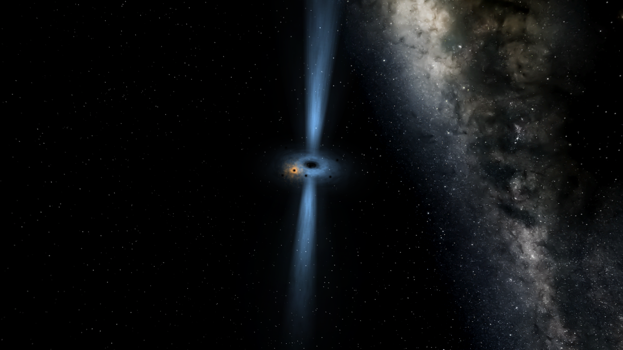 A comicly big blackhole!