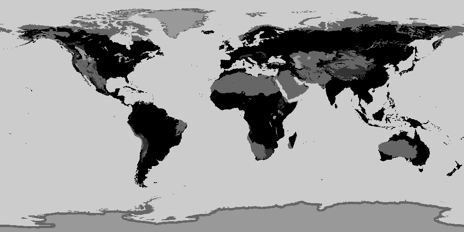 Equirectangular Map Projection