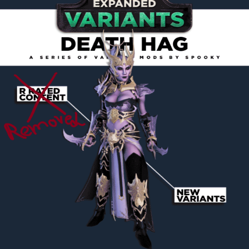 Spooky's Dark Elf Death Hag Variants Prudish NOW STANDALONE