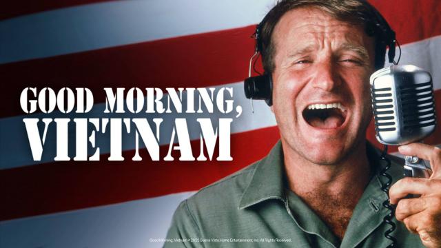 Robin William's - GOOD MORNING VIETNAM  Creedence Clearwater Revival Fortunate Son ( Escape Music )