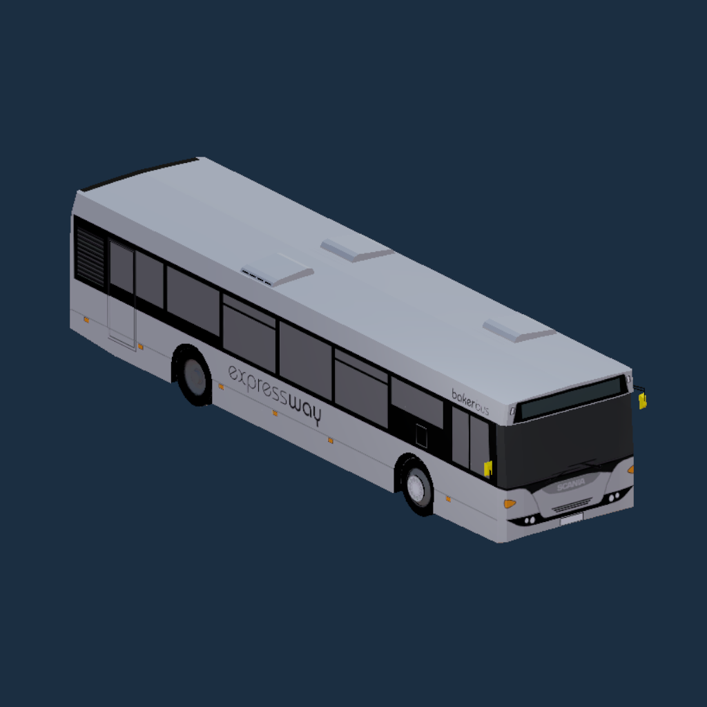 Baker Bus Express Way Scania Omnicity