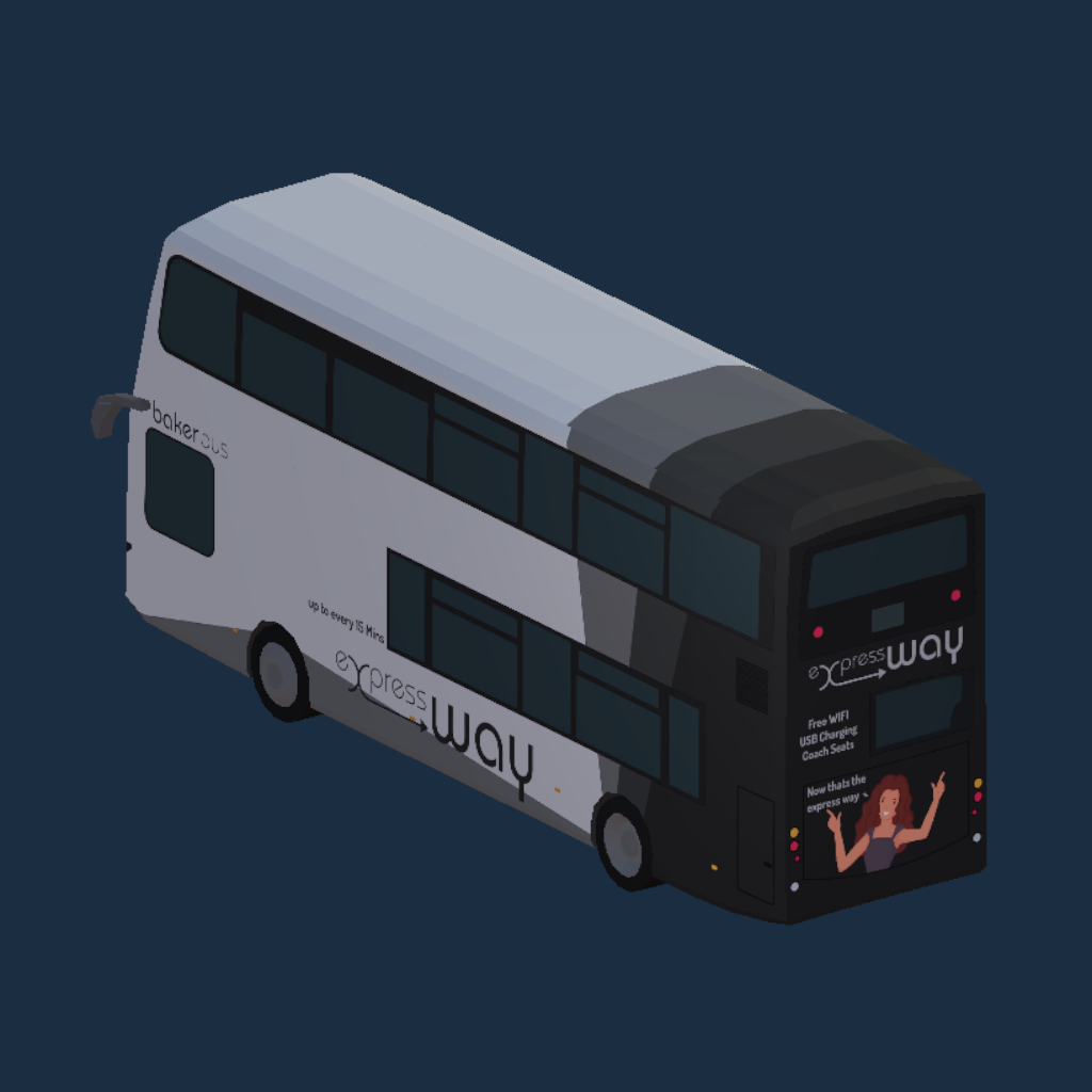 Baker Bus express way B5LH Gemini 2