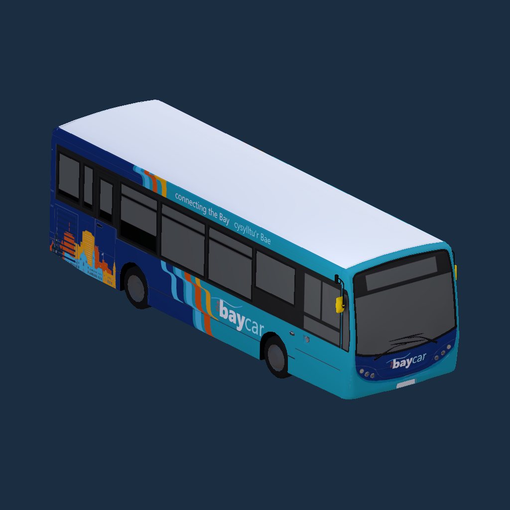 Cardiff Bus Baycar E200