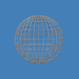 3D wireframe ball!