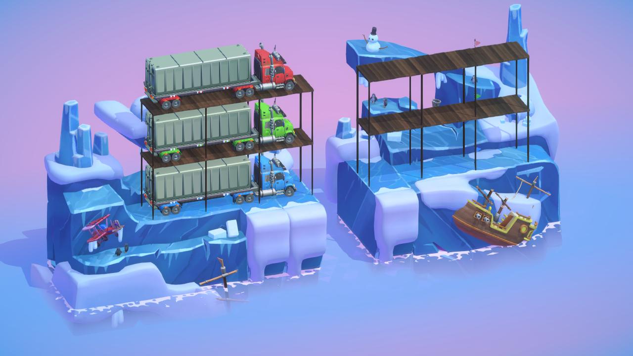 Three Trucks, One Gap