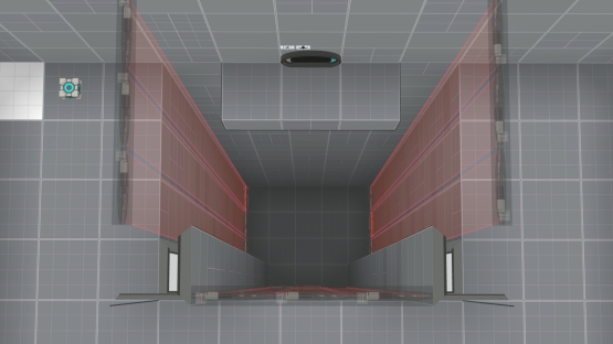 Mid-Portal Teleportation