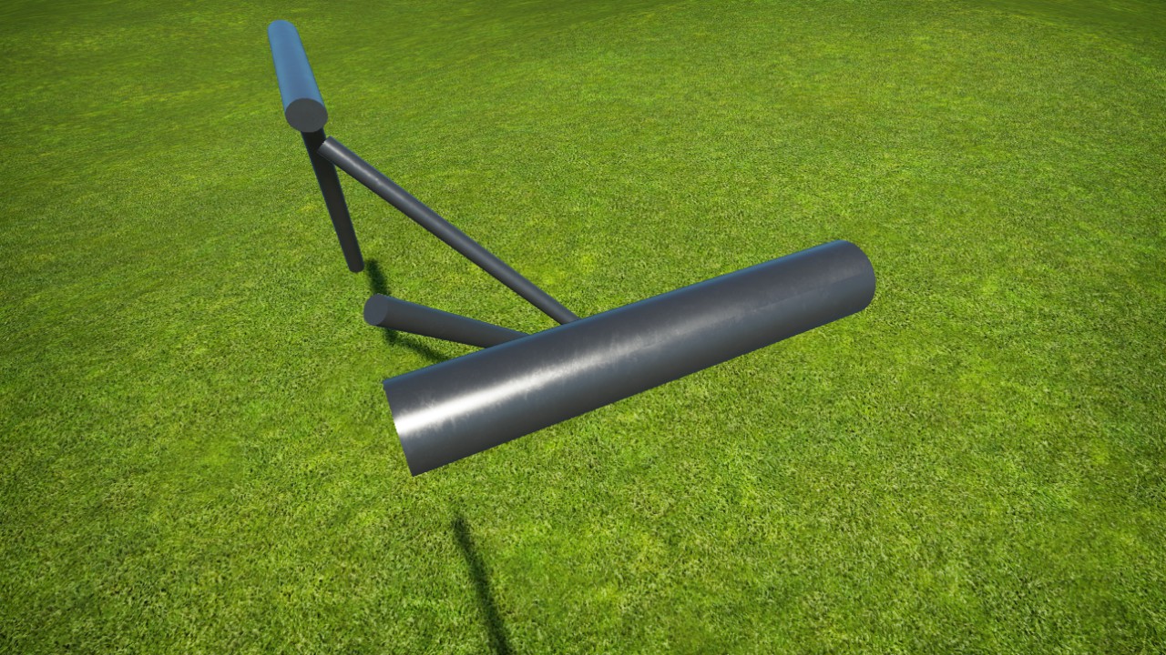 Intamin Blitz Bottom Spine 1m
