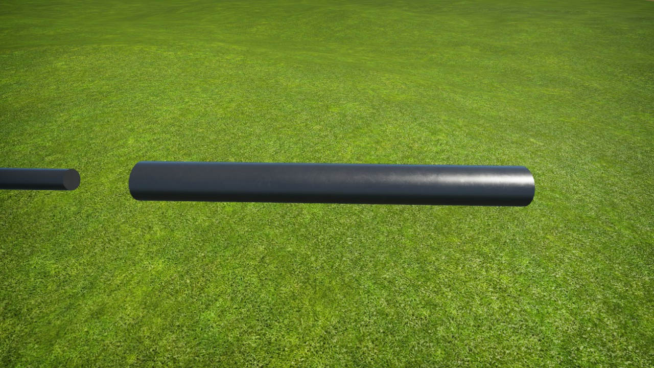 Intamin Blitz Rounded Crosstie