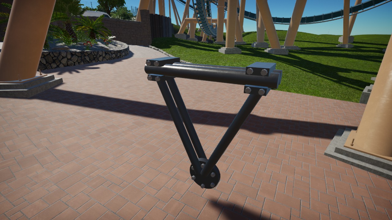 Intamin Blitz Tri Track Flange