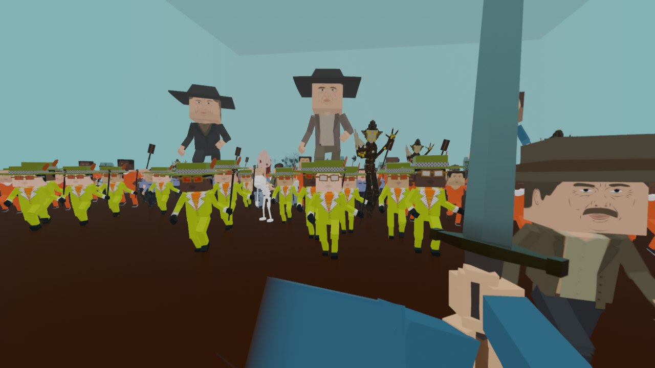 Crowd of 300 vs 3 guys