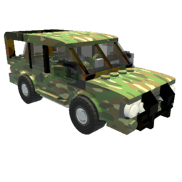 Toy Building Block Car Military Mobile