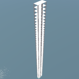 100x floor 200x seat on building
