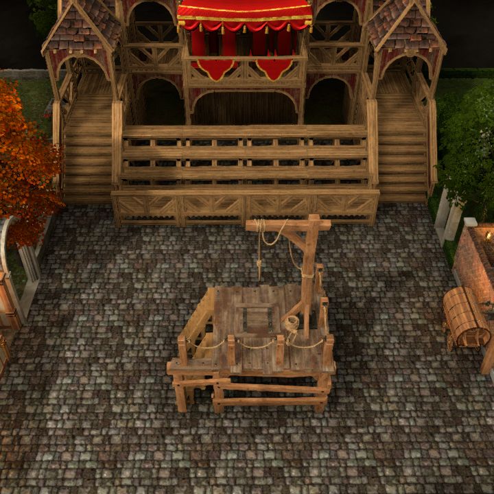 Village Gallows 25x25