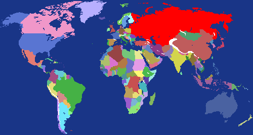 World Map but USSR never collapse preview