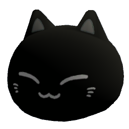 Cat Plush Black