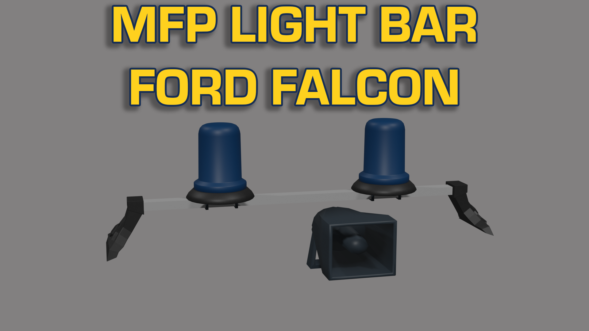 Main Force Patrol Light Bar for Ford Falcon XB