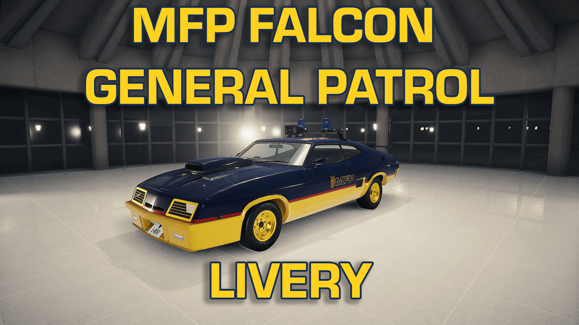 MFP Interceptor General Patrol Livery for Ford Falcon XB