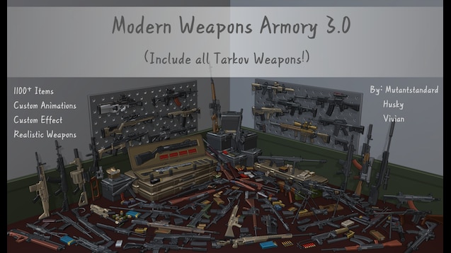 [PEI]Modern Weapons Armory 3.0 Spawn Table_not public