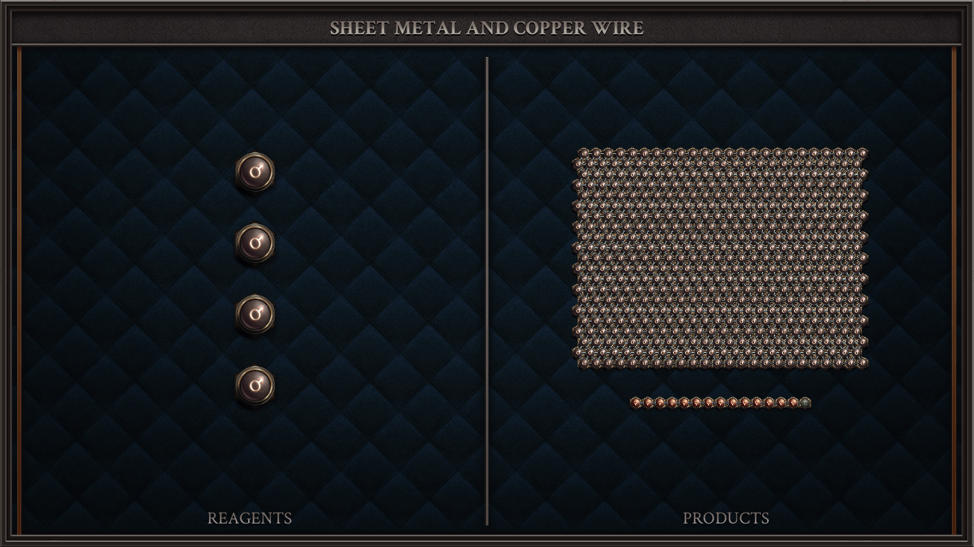 Sheet Metal and Copper Wire