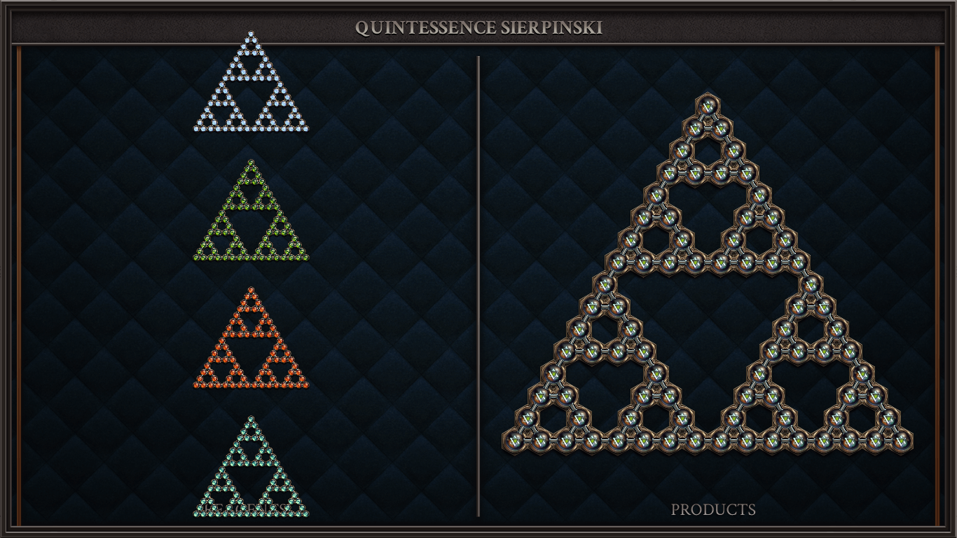Quintessence Sierpinski