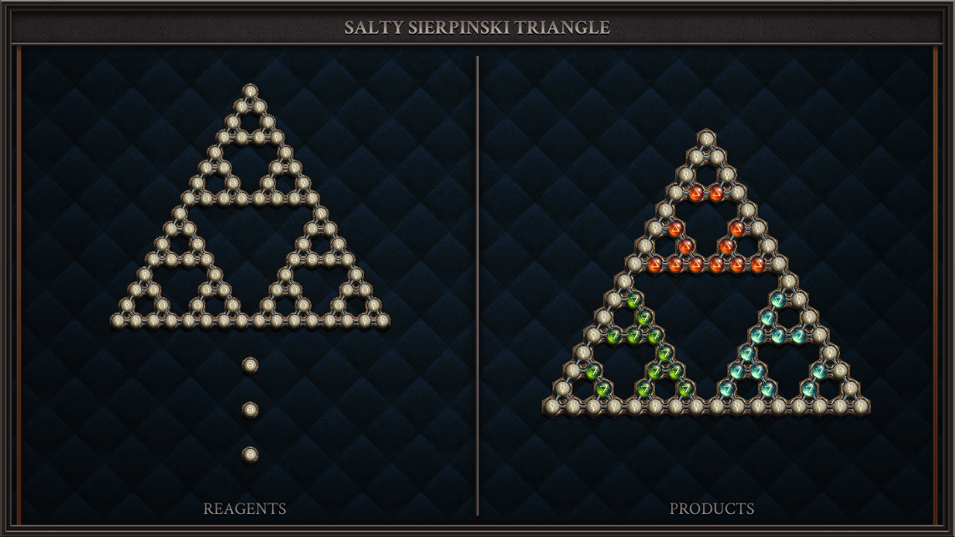 Salty Sierpinski Triangle