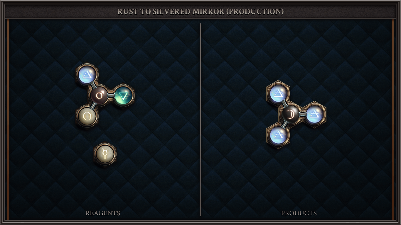 Rust to Silvered Mirror (production)