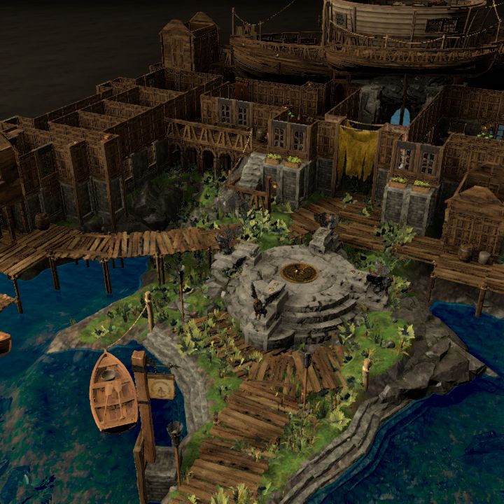 Cartographer's Guild Hall - peninsula, coast