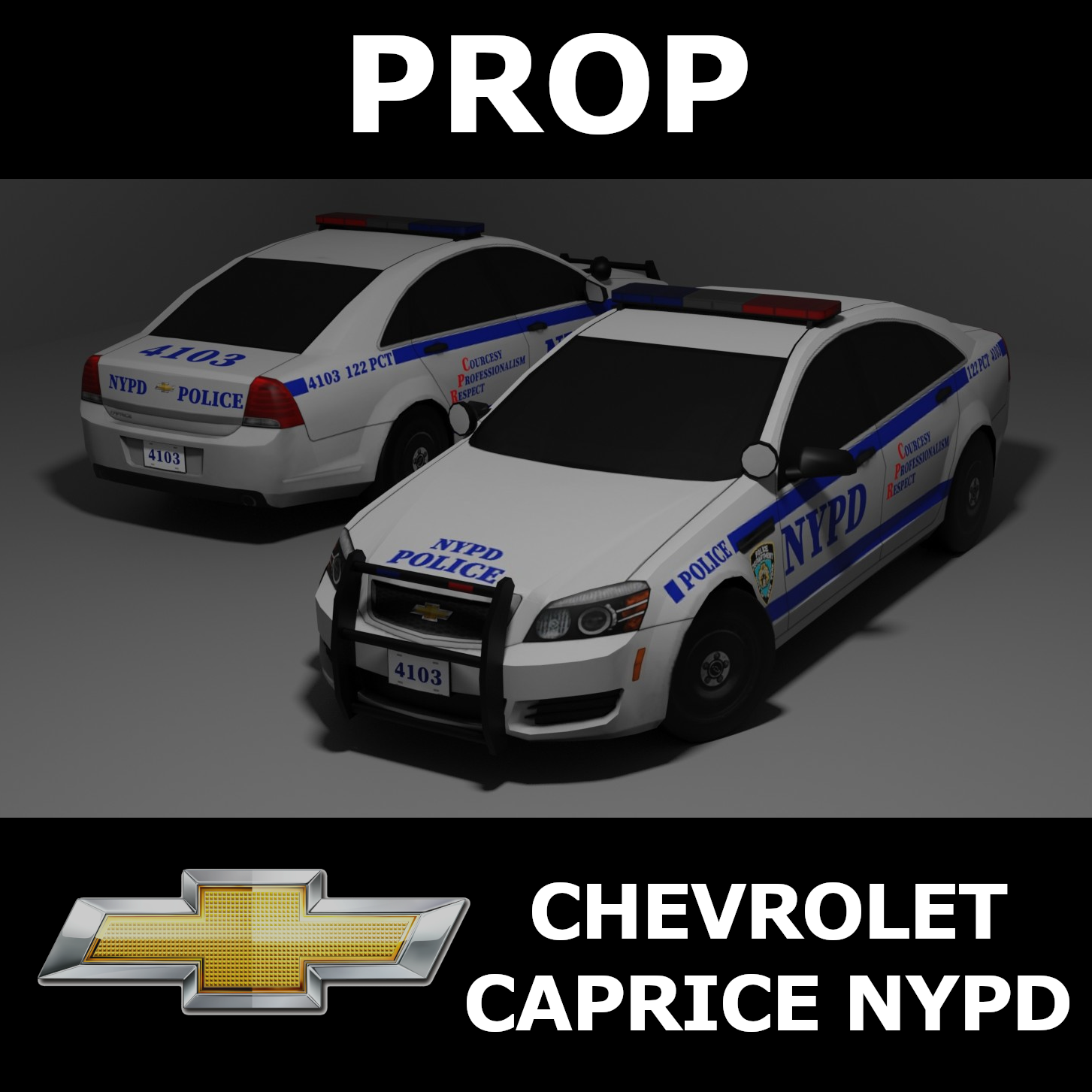 2010 Chevrolet Caprice NYPD Prop