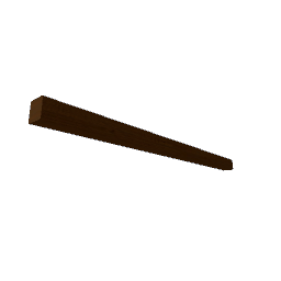 pole ceiling 100cm x 5cm x5cm Dark Wood Nut
